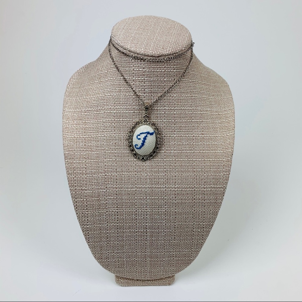 Boho Inspired Name Initial Necklace